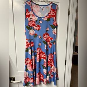 XL Blue & Pink Floral LLR Nicki